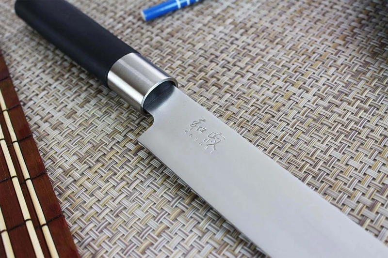 Couteau à jambon japonais KAI Wasabi Black lame 23cm