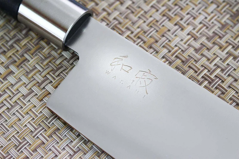 Couteau Nakiri japonais KAI Wasabi Black lame 16.5cm