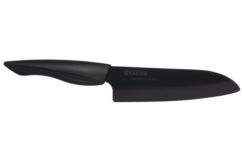 Couteau Santoku Kyocera lame 16 cm en céramique noire