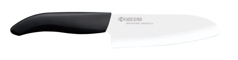 Coffret KYOCERA couteau d'office 11 cm + Eplucheur céramique manches noirs
