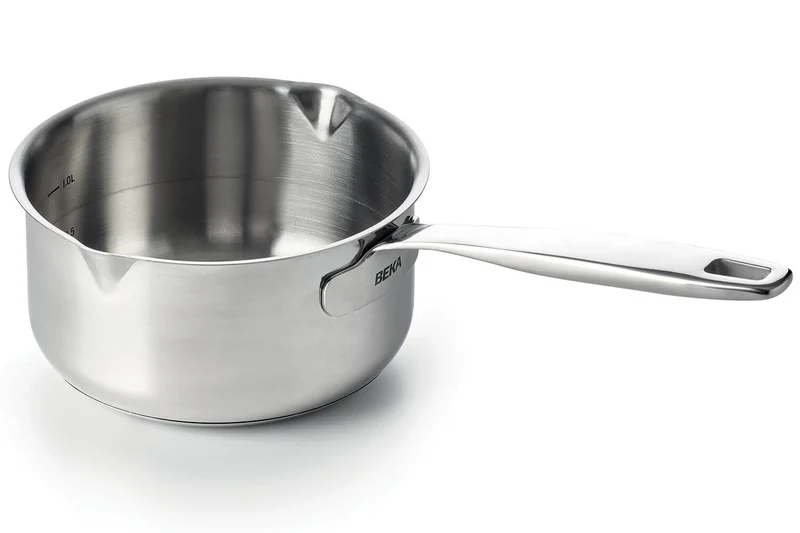 Casserole Beka Maestro 16cm en acier inoxydable 18/10 2 becs verseurs + couvercle