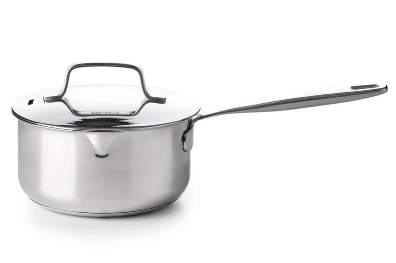 Casserole Beka Maestro 16cm en acier inoxydable 18/10 2 becs verseurs + couvercle