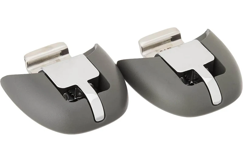 Set de 2 anses amovibles Beka Select grises en acier inoxydable et bakélite