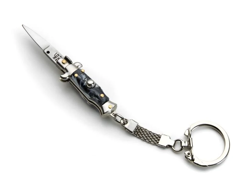 Porte clés Couteau automatique style Italien
