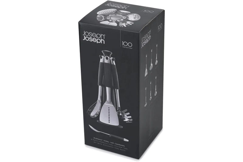 Carrousel de 6 ustensiles Joseph Joseph Elevate Steel en acier inoxydable avec support rotatif