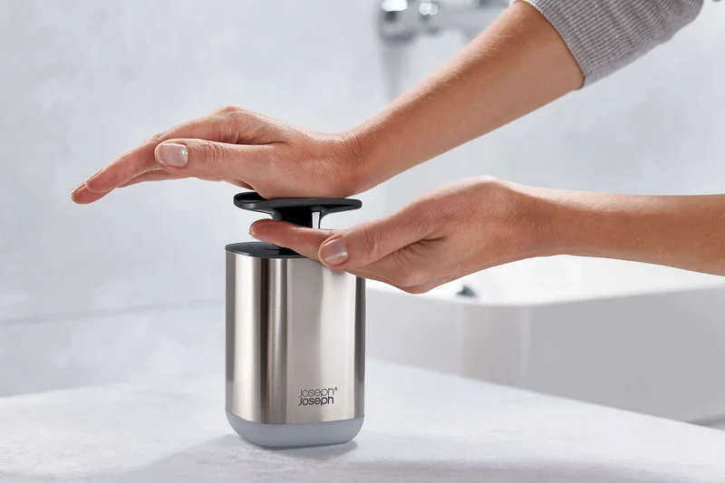 Distributeur de savon Presto Steel en acier inoxydable