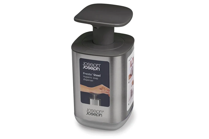 Distributeur de savon Presto Steel en acier inoxydable