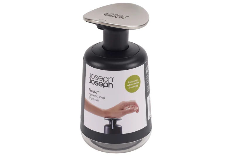 Distributeur de savon Joseph Joseph Presto gris