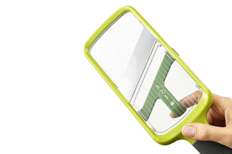 Mandoline Joseph Joseph Multi-Grip avec poussoir