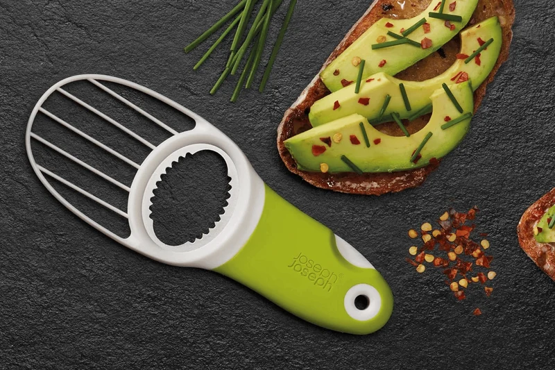 Coupe avocat 3 en 1 Joseph Joseph GoAvocado en acier inoxydable et polymère