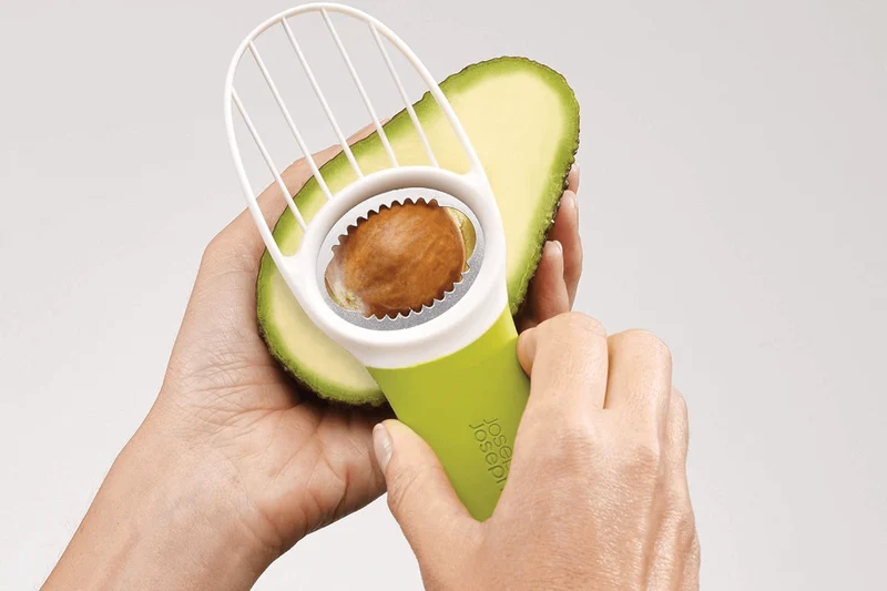 Coupe avocat 3 en 1 Joseph Joseph GoAvocado en acier inoxydable et polymère