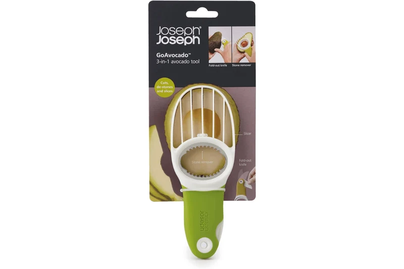 Coupe avocat 3 en 1 Joseph Joseph GoAvocado en acier inoxydable et polymère