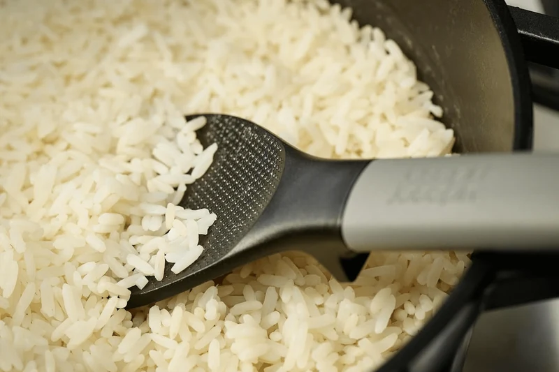 Cuillère à riz Joseph Joseph Elevate Fusion avec reposoir intégré