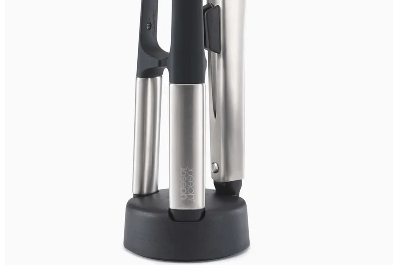 Set de 3 ustensiles Joseph Joseph Elevate Fusion en silicone avec support de rangement