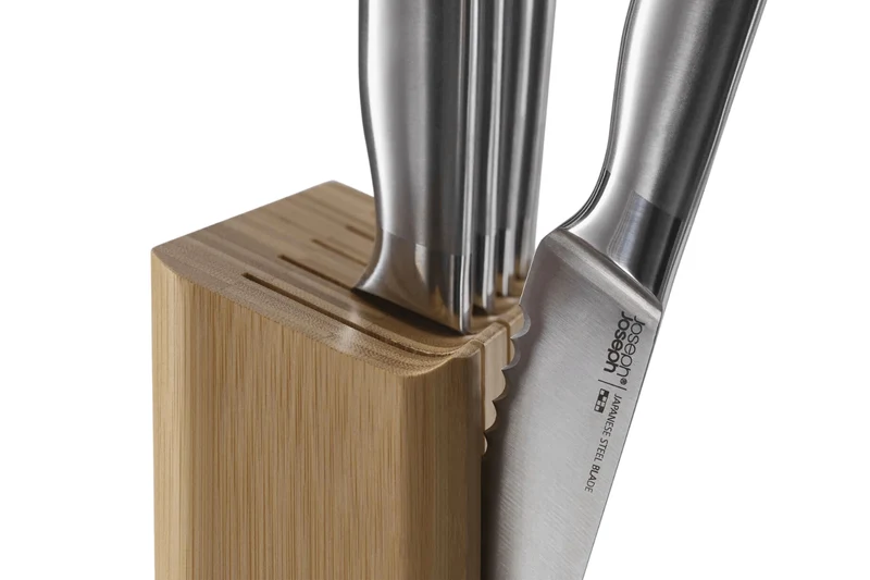 Bloc de 5 couteaux Joseph Joseph Elevate Steel Knives en bambou