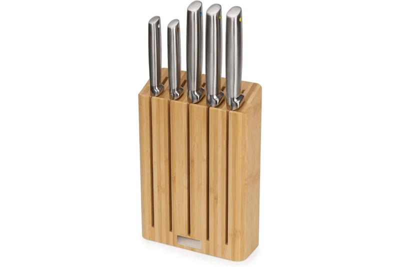 Bloc de 5 couteaux Joseph Joseph Elevate Steel Knives en bambou
