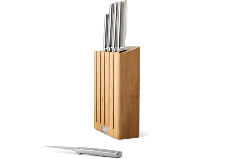 Bloc de 5 couteaux Joseph Joseph Elevate Steel Knives en bambou
