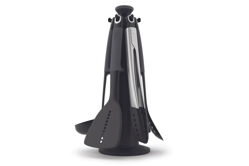 Carrousel de 6 ustensiles Joseph Joseph Elevate en silicone et nylon gris