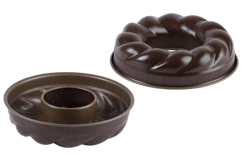 Moule à savarin torsadé et trois-frères Gobel anti-adhérent - Diamètre 22cm
