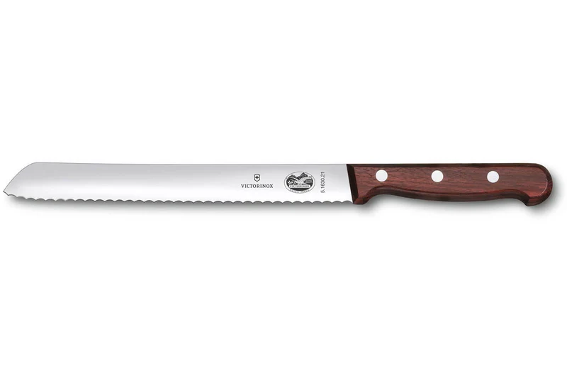 Couteau à pain Victorinox Wood lame 21cm manche érable 3 rivets