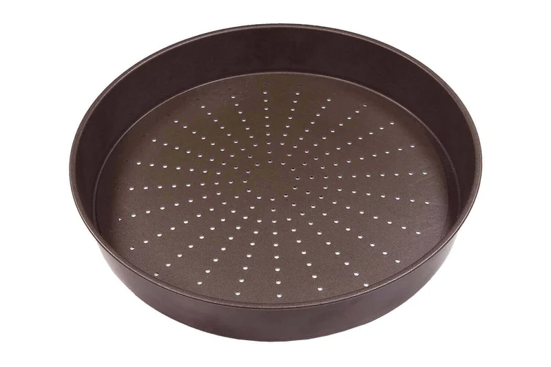 Moule à flan perforé Gobel anti-adhérent fond mobile - Diamètre 27cm