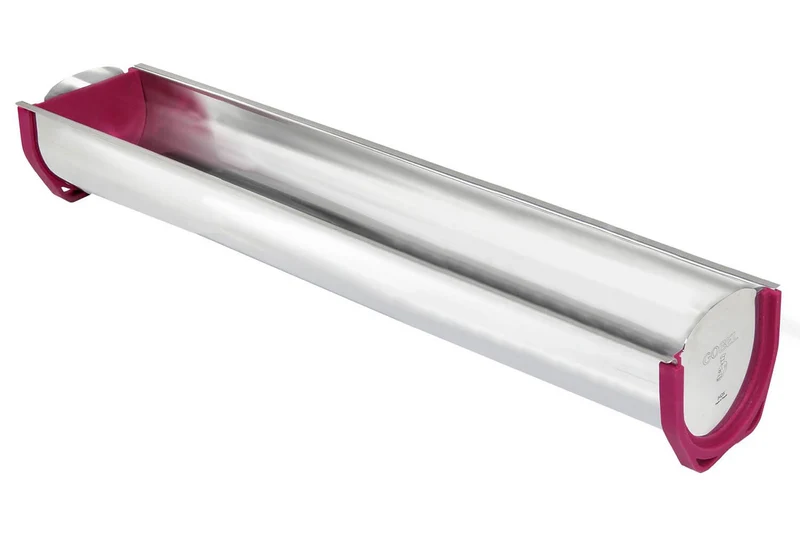 Gouttière à bûche Gobel inox + embouts silicone