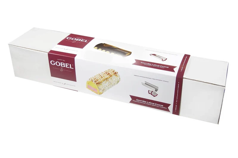 Gouttière à bûche Gobel inox + embouts silicone