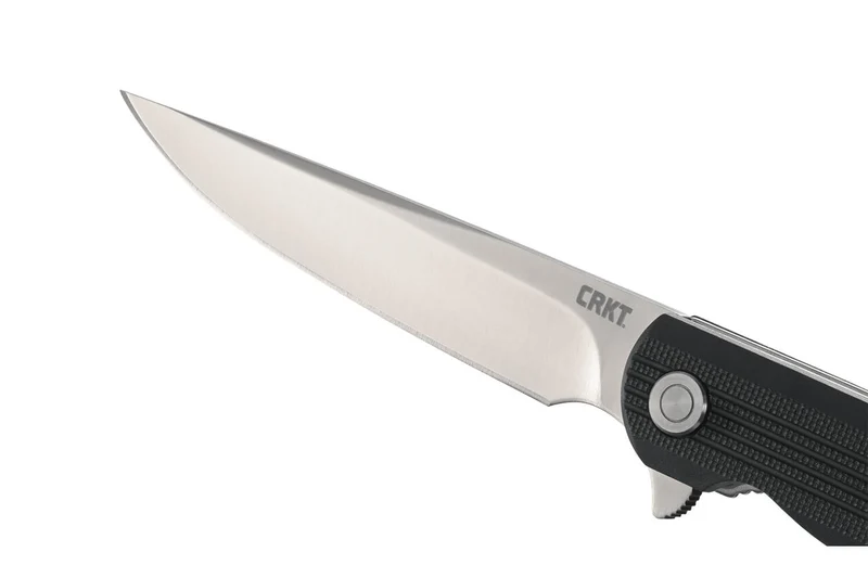 Couteau pliant CRKT Plus Large 3810 manche noir nylon et fibre de verre 11,5cm