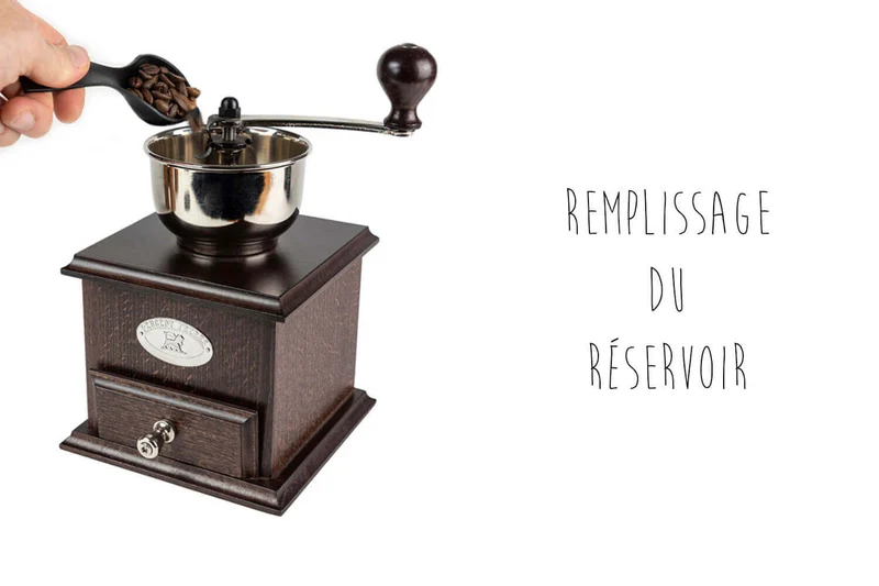 Moulin à café manuel Peugeot Brésil en hêtre chocolat 21cm
