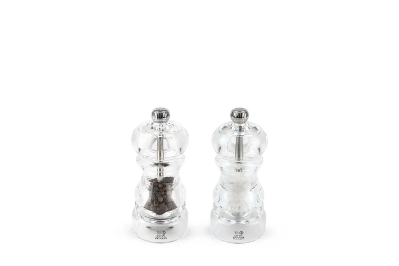 Coffret duo moulin à sel et poivre Peugeot Nancy en acrylique