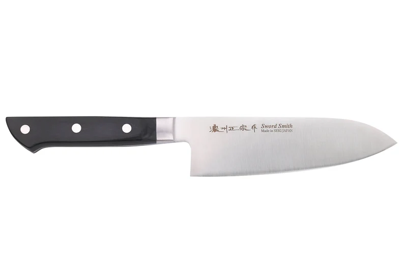 Couteau santoku 17cm japonais Satake Cutlery Black Pakkawood
