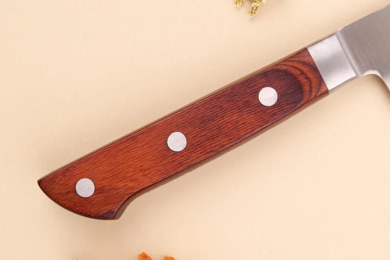 Couteau santoku 15cm japonais Satake Cutlery Brown Pakkawood