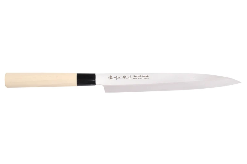 Couteau à sashimi 24cm japonais Satake Cutlery manche en magnolia