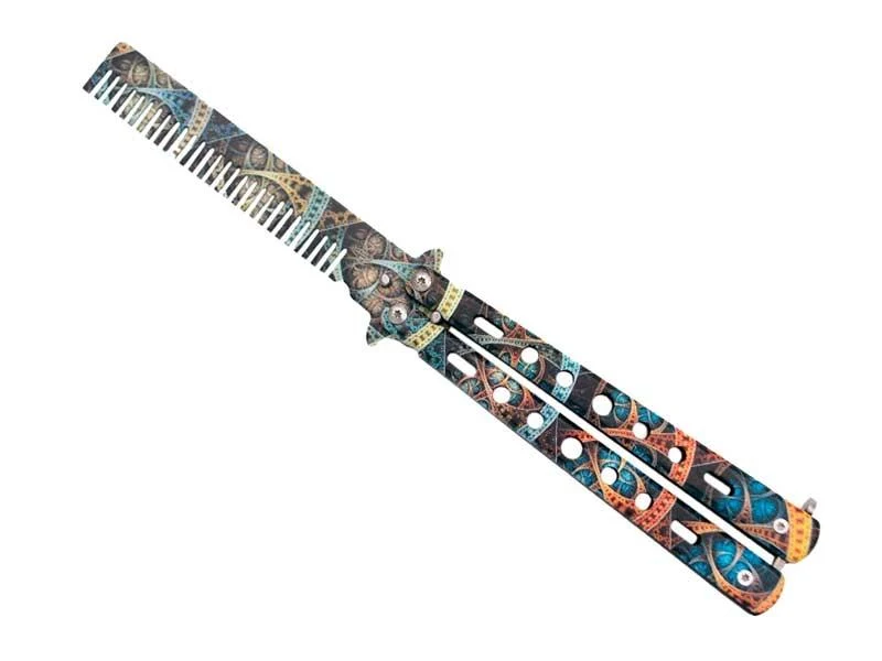 Couteau Papillon Peigne Third Horlogerie 13Cm Inox