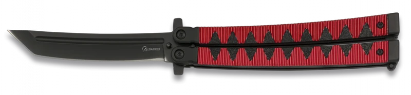 Couteau papillon Ninja rouge Albainox