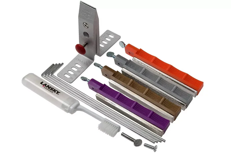 Kit D'Aiguisage Lansky Deluxe Diamond 4 Pierres