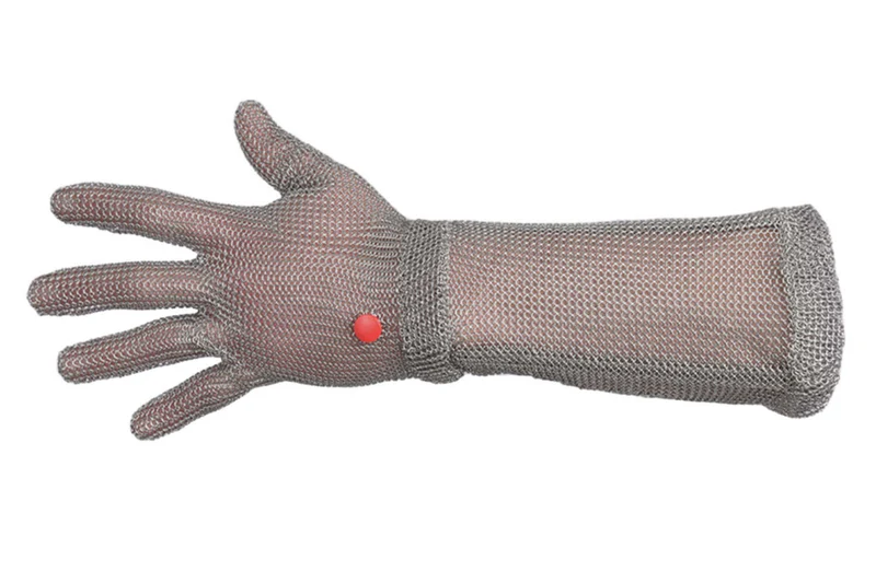 Gant Manulatex Wilco 2 gaucher en cotte de mailles avec manchette longue