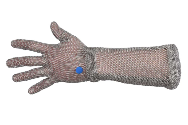 Gant Manulatex Wilco 2 gaucher en cotte de mailles avec manchette longue