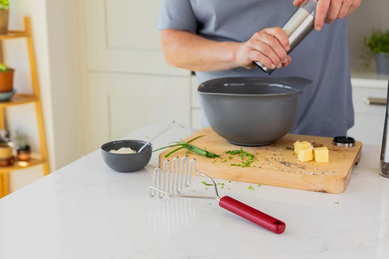 Presse-purée Kitchen Aid en acier inoxydable