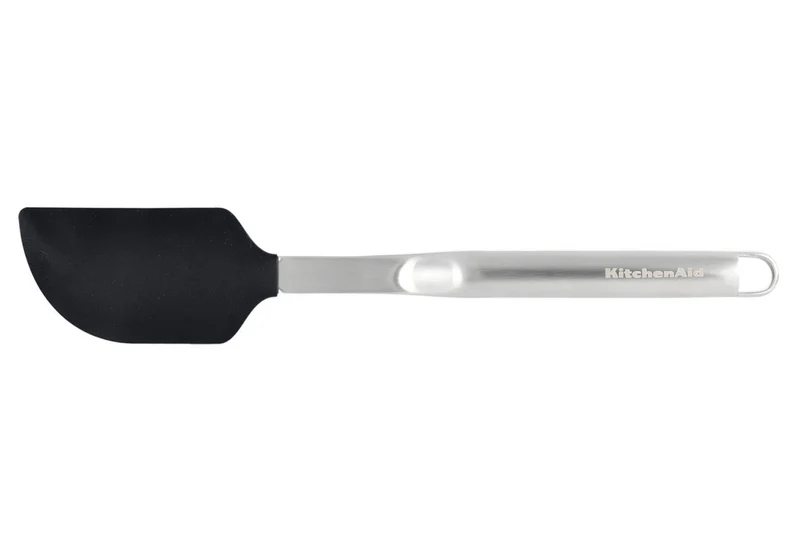 Spatule grattoir Kitchen Aid en silicone et manche en acier inoxydable