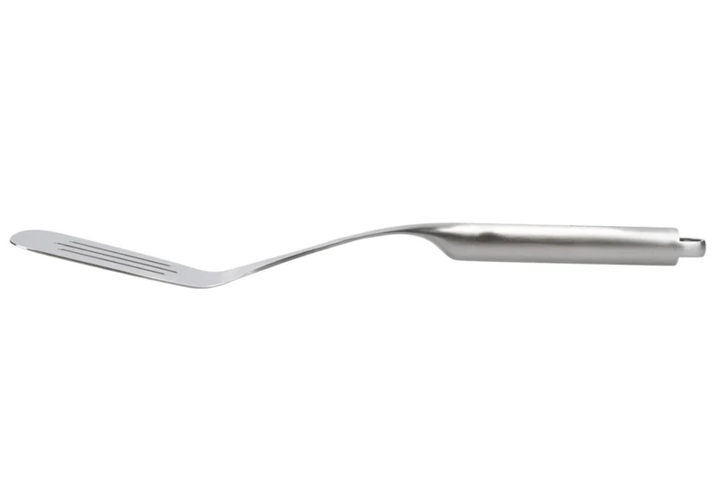 Spatule coudée ajourée Kitchen Aid tout en acier inoxydable