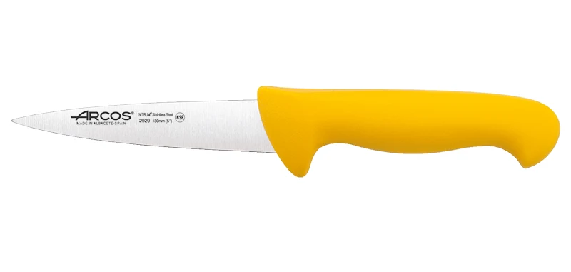Couteau de Cuisine Boucher Arcos Jaune 13cm