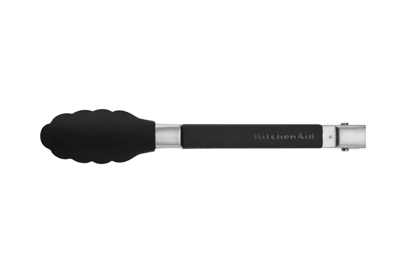 Pince de cuisine Kitchen Aid embout silicone noir