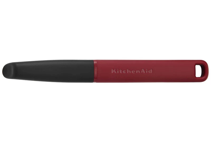 Éplucheur Kitchen Aid Euro lame dentée double tranchant en acier inoxydable