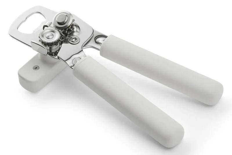 Ouvre-boîte Kitchen Aid en acier inoxydable blanc porcelaine