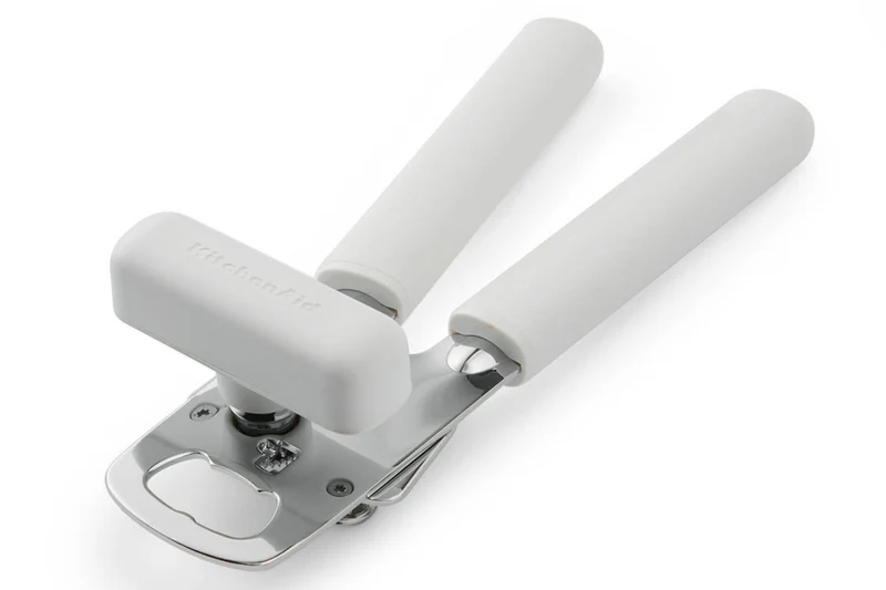 Ouvre-boîte Kitchen Aid en acier inoxydable blanc porcelaine