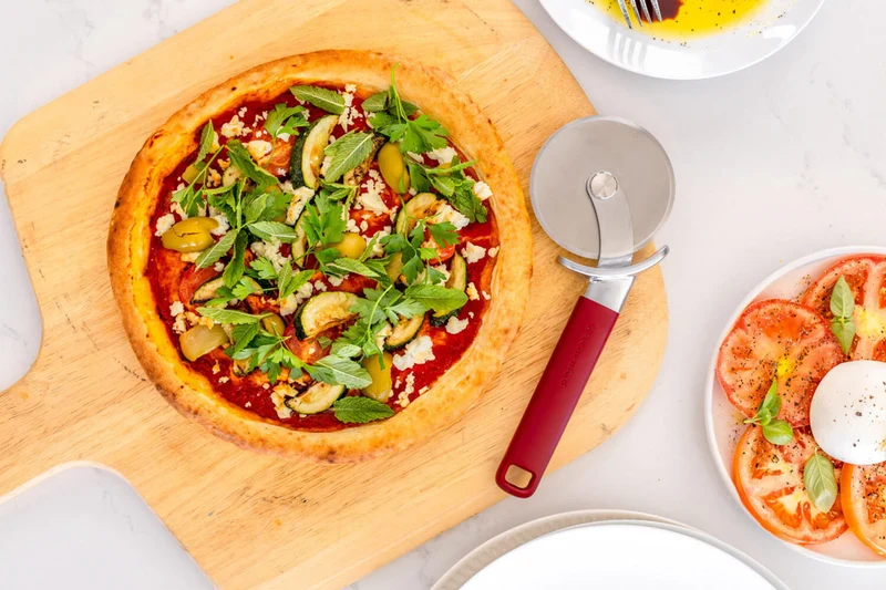 Roulette à pizza Kitchen Aid en acier inoxydable