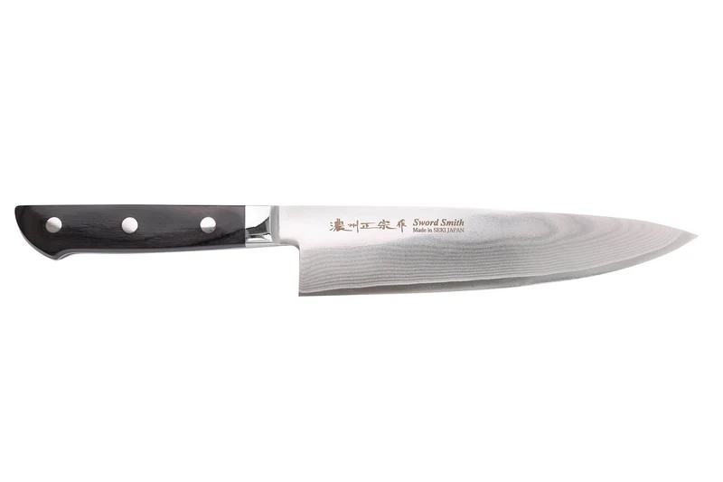 Couteau de chef 20cm japonais Satake Cutlery damas 69 couches