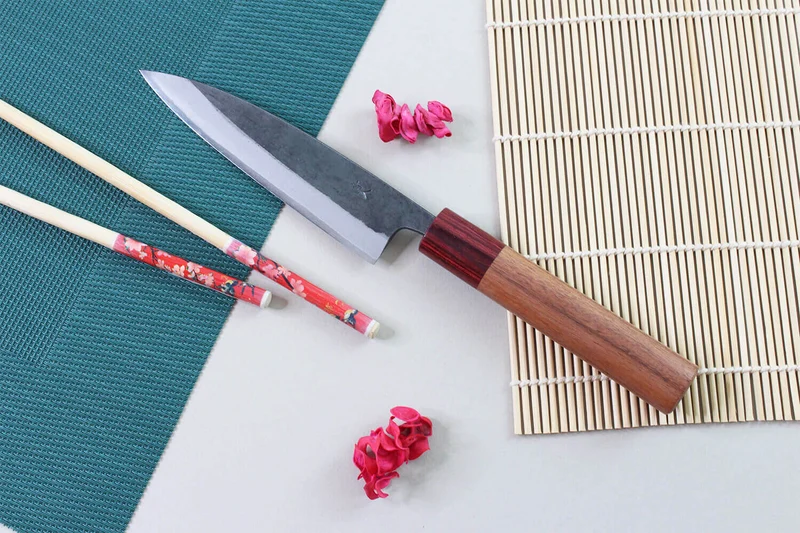 Couteau universel japonais artisanal Wusaki Yuzo BS2 13cm