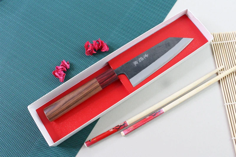 Couteau kiritsuke japonais artisanal Wusaki Yuzo BS2 12cm